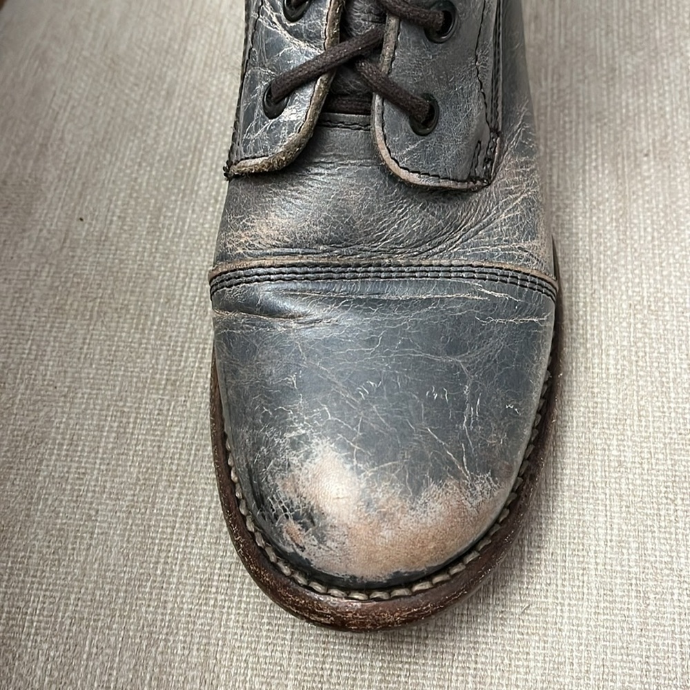 Bed Stu Gray Lace Up Boots with Distressed Finish size 11 - Picture 5 of 8